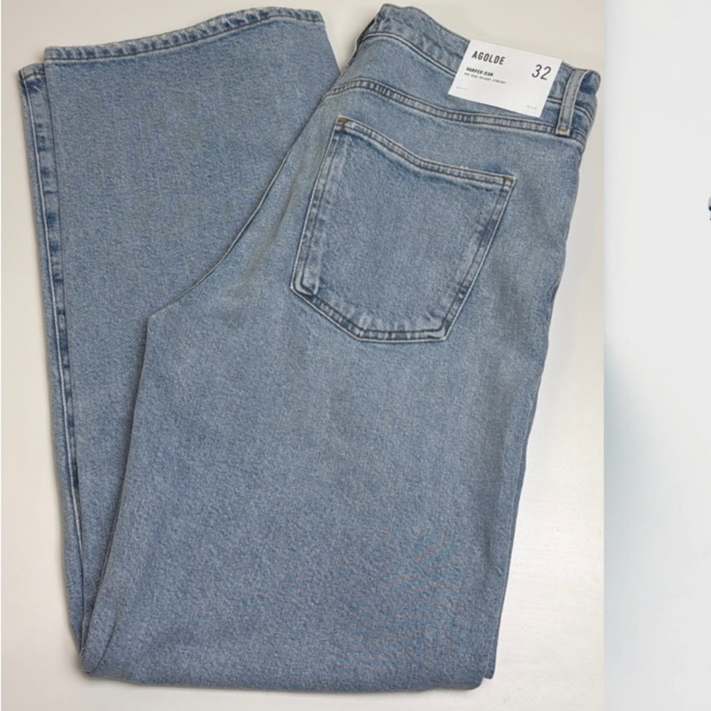 Agolde Harper Straight Jeans, color Beam